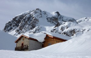 Le Refuge de La Balme en hiver